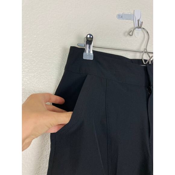 Black Ankle Tapered Pants Small Stretchy Lightweight Career Pockets NWT - Picture 5 of 9